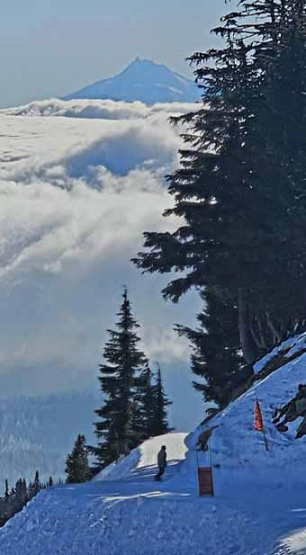 View of Mt. Washington from Mt. hood Meadows